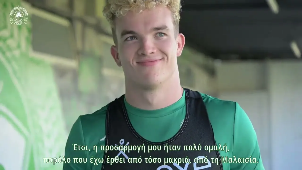 Fergus Tierney in the day-in-the-life video
