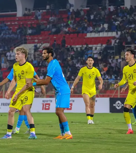 Malaysia national team against India